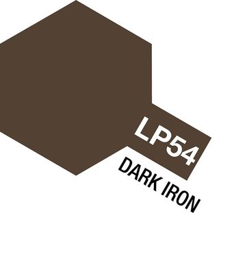Нитро-краска LP54 Темный металл (Dark Iron), 10 мл. Tamiya 82154
