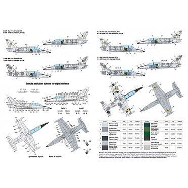 Декаль 1:72 L-39C/M/M1 Albatros ВПС України Foxbot 72-029