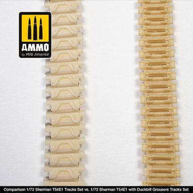 Scale Model 1/72 Sherman T54E1 Tracks Set Ammo Mig A.MIG-8952, In stock