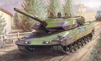 Assembled model 1/35 tank Denmark Leopard 2 A5DK HobbyBoss 82405