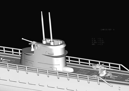 Збірна модель 1/350 підводний човен типу IXa HobbyBoss 83506