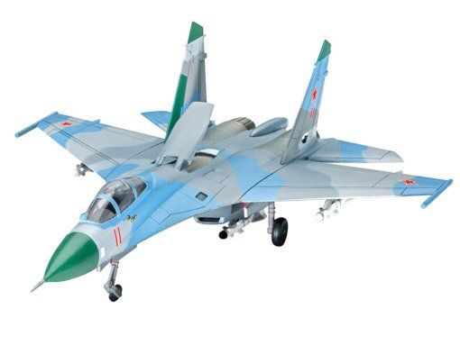 Assembled model 1/144 aircraft Su-27 Suchoi Su-27 Flanker Model Set Revell 63948