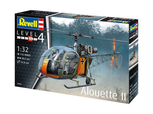 Збірна модель 1/32 гелікоптер Alouette II Revell 03804