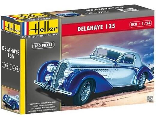 Збірна модель автомобіля 1:24 Delahaye 135 Heller 80707