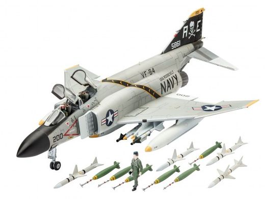 Сборная модель 1/72 самолет F-4J Phantom II Revell 03941