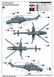 Assembled model 1/48 Mi-24P Hind-F helicopter armed with Trumpeter 05829