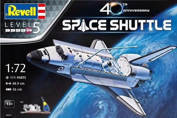 Сборная модель Space Shuttle 40th Anniversary Revell 05673 1:72