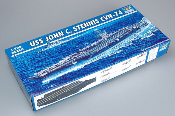 Сборная модель 1/700 авианосец USS John C. Stennis CVN-74 Trumpeter 05733