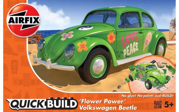 Конструктор Airfix J6031 VW Beetle Flower-Power (Quickbuild)