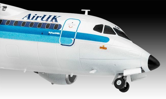 Assembly model 1:144 BAe 146-200 "AirUK" airliner Revell 03791