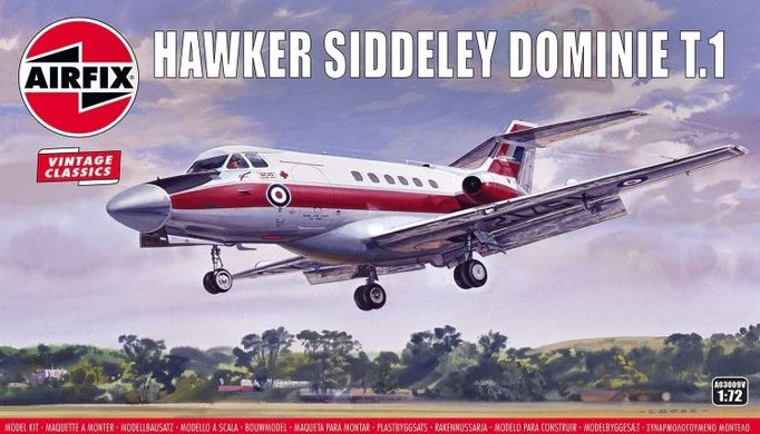 Збірна модель 1/72 літака Hawker Siddeley Dominie T.1 Airfix A03009V