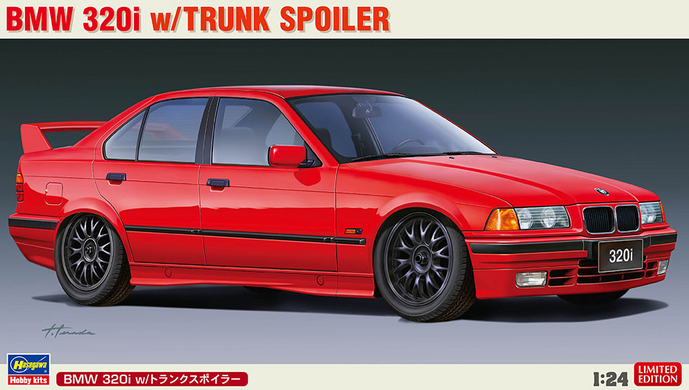 Сборная модель 1/24 BMW 320i w/Trunk Spoiler Hasegawa 20592