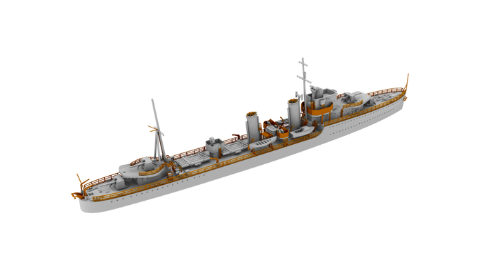Збірна модель 1/700 HMS Glowworm 1938 Британський есмінець G-класу IBG Models 70008