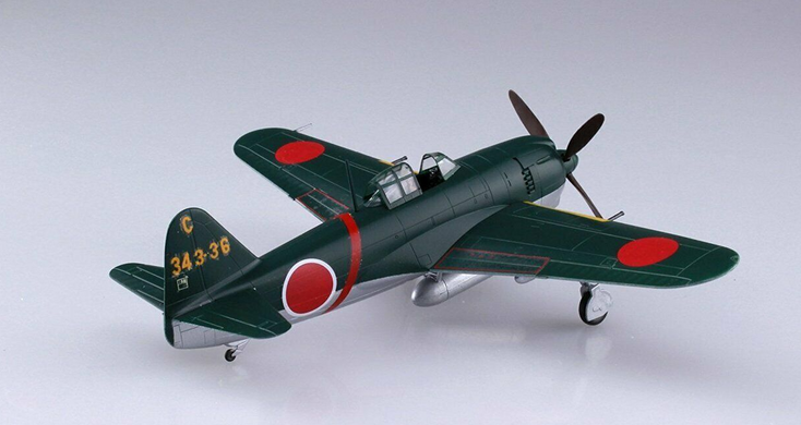 Збірна модель 1/72 літака KAWANISHI N1K2-Ja -Shiden Type 11 Aoshima 05191