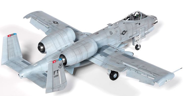 Assembled model 1/48 attack aircraft USAF A-10C '75th FS Flying Tigers' Academy 12348