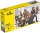 Assembled model 1/72 figures of Russian infantry Infanterie Russe russian Infantry WWII Heller 49603