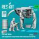 1:35 Scale Models of the Radio Equipment Compartment with Technical Crew (3 pcs.) CH-54A Tarhe (ICM) Reskit RSF35-0027
