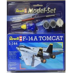 Сборная модель 1/144 самолет F-14A Tomcat Model-Set Revell 64021
