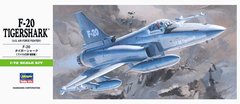 Assembled model 1/72 aircraft F-20 Tigershark Hasegawa 00233