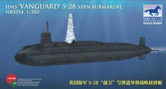Сборная модель 1/350 британский подводный корабль ПЛАРБ Королевского флота HMS Vanguard S-28 Bronco NB5014