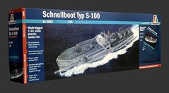 Сборная модель 1/35 быстрый катер корабель Schnellboot Typ S-100 Italeri 5603