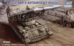 Збірна модель 1/35 ракетний комплекс SAM-6 Antiaircraft Missile Trumpeter 00361