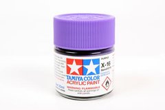 Акриловая краска X16 Фиолетовый глянец (Purple Gloss) 23мл Tamiya 81016