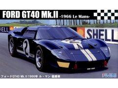 Сборная модель 1/24 автомобиля Ford GT40 Mk-II `66 LeMans Winner Fujim 12603