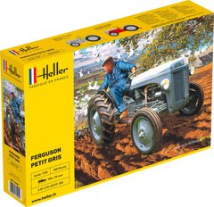 Сборная модель 1/24 британский сельскохозяйственный трактор Ferguson Petit Gris Heller 81401