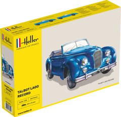 Сборная модель 1/24 автомобиль Talbot Record Heller 80711