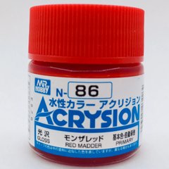 Акриловая краска Acrysion (N) Red Madder Mr.Hobby N086