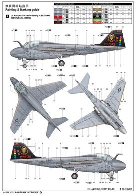 Сборная модель 1/32 реактивный самолет A-6E/Tram "Intruder" Trumpeter 02250