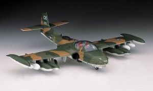 Assembled model 1/72 fighter A-37A/B Dragonfly Hasegawa 00142