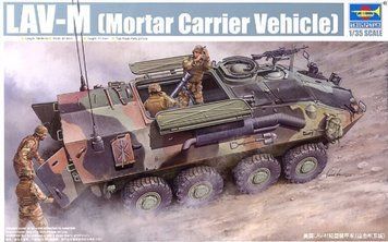 Assembly model 1:35 LAV-M (Mortar Carrier Vehicle) Trumpeter 00391