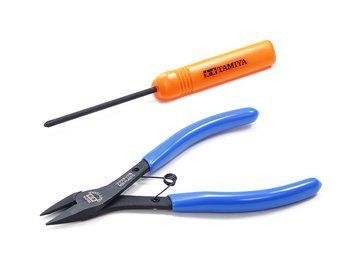 Mini tool set side cutters and screwdriver Tamiya 74158