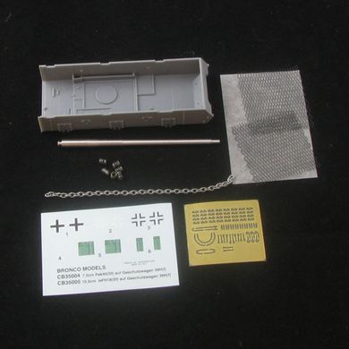 Сборная модель 1/35 пушка 7,5 см. Pak40(Sf) auf Geschutzwagen 39H(f) Bronco CB35004