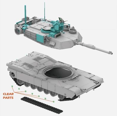 Збірна модель 1/35 танк U.S. Main Battle Tank M1A2 SEP V2 ABRAMS Rye Field Model RM-5029