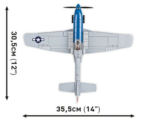 Навчальний конструктор 1/32 літак P-51D Mustang COBI 5719