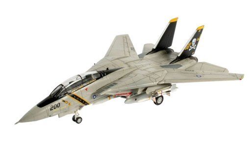 Assembled model 1/144 aircraft F-14A Tomcat Model-Set Revell 64021