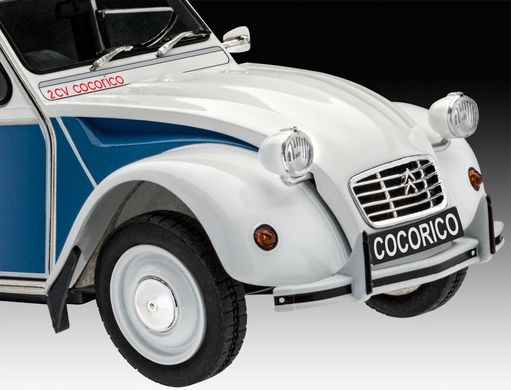 Стартовый набор для моделизма 1/24 автомобиль Citroën 2 CV Cocorico Revell 67653