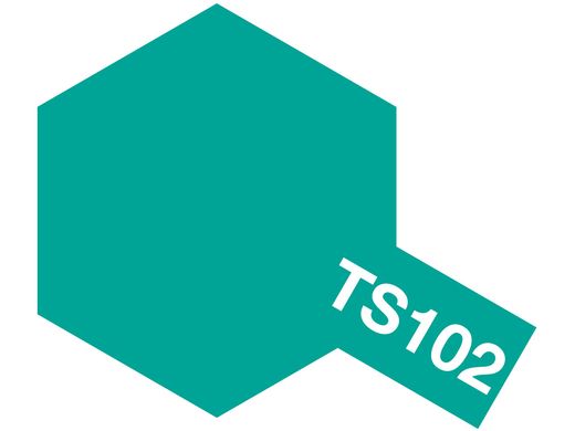 Аерозольна фарба TS102 Кобальтовий зелений, напівглянцевий (Cobalt Green) Tamiya 85102