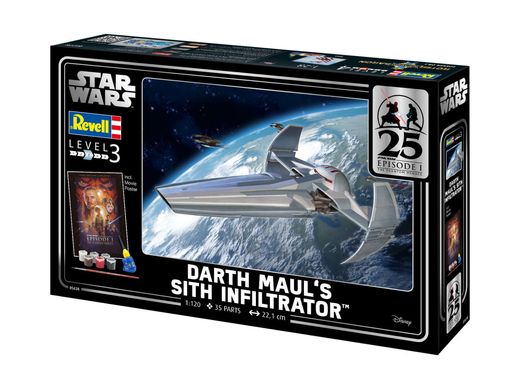 Подарунковий набір модель 1/120 Інфільтратор Darth Maul's Sith Infiltrator Revell 05638