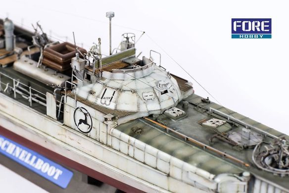 Збірна модель 1:72 корабель Schnellboot S38B Fore Art 1003