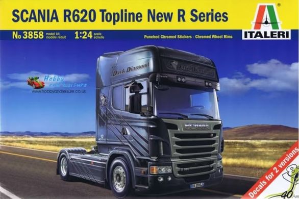Збірна модель 1/24 Scania R620 V8 Нова серія R Italeri 3858