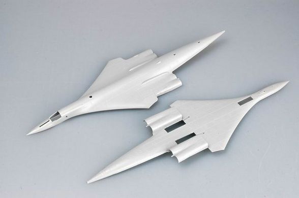 Assembled model 1/144 aircraft Tupolev TU-160 BlackJack Trumpeter 03906