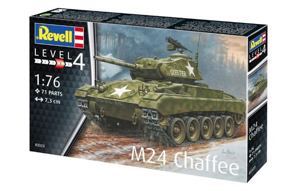 Сборная модель танка M24 Chaffee Revell 03323 1:76