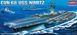 Assembly model 1:800 ship U.S.S. Nimitz Academy 14213