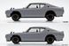 Збірна модель 1/32 автомобіль The Snap Kit Nissan C110 Skyline GT-R Custom / Silver Aoshima 06682
