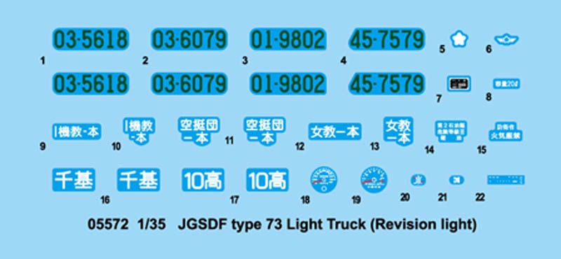 Сборная модель 1/35 военный внедорожник Mitsubishi JGSDF Type 73 Light Truck Trumpeter 05572