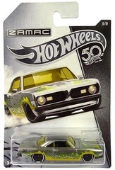Колекційна машинка Hot Wheels серії Zamac 50th Anniversary '68 Plymouth Barracuda Formula 1:64